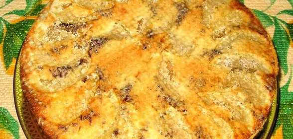 Шарлотка с шоколадом