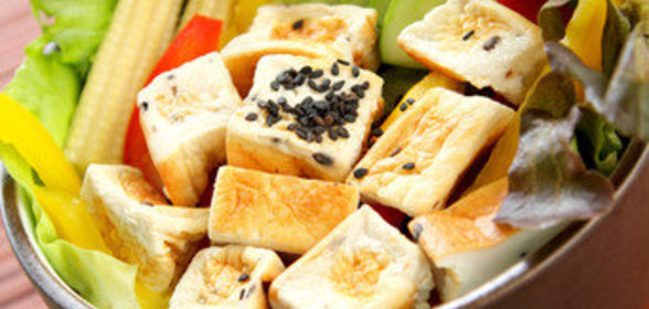 Греческий салат с тофу