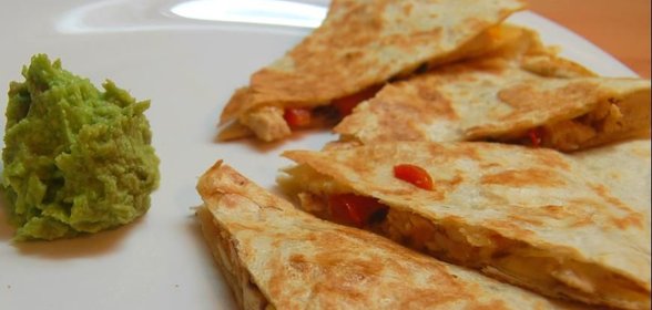 Кесадилья с курицей