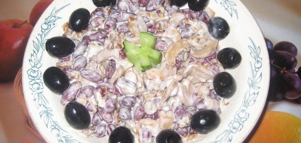 Куриные шашлычки с овощами