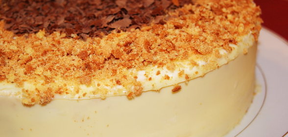 Заварной бисквит.который не опадает и торт из него