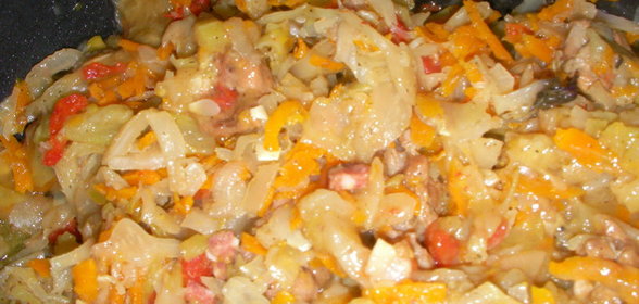 нежное рагу из кабачков и говядины