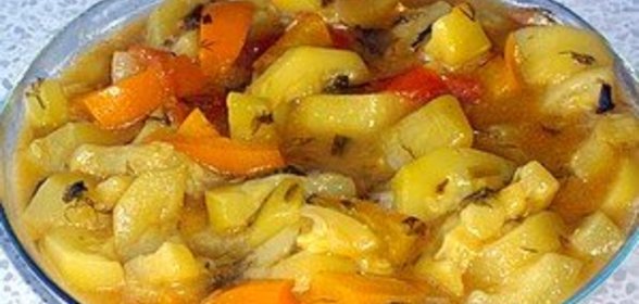 Кабачки в соевом соусе