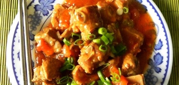 Ребрышки в кисло-сладком соусе
