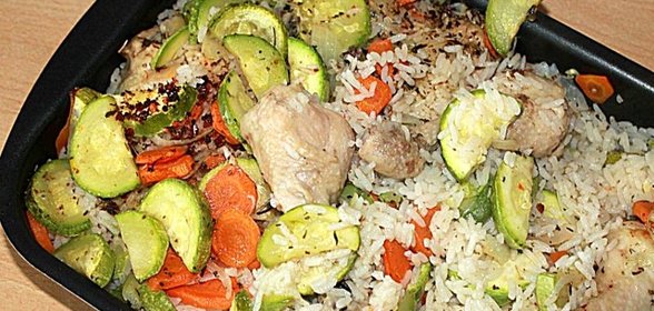 Кабачки по-египетски