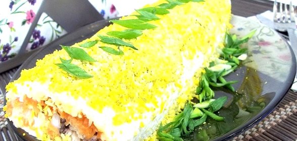 Салат-рулет