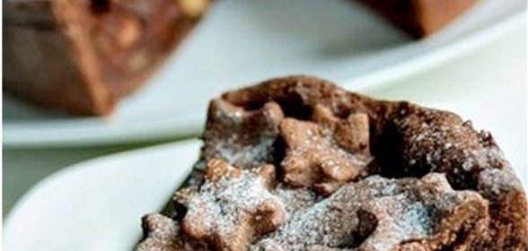 Шоколадный яблочный торт