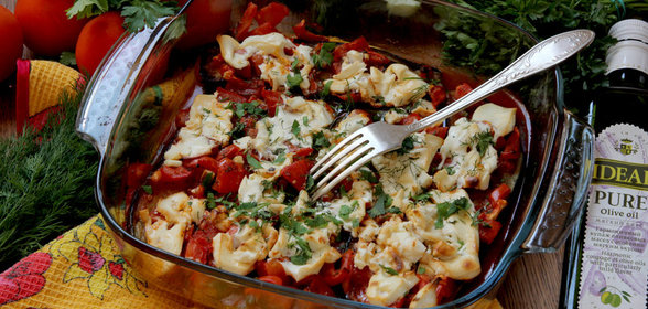 Баклажаны запеченные с сыром фета