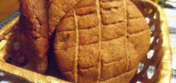 Ржаные лепёшки с мёдом