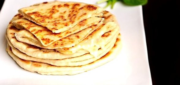 Мгновенный хачапури на сковороде