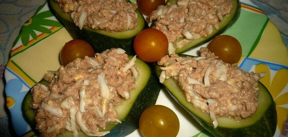 Канапе с печенью трески