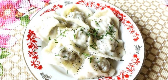 Домашние пельмени со свининой