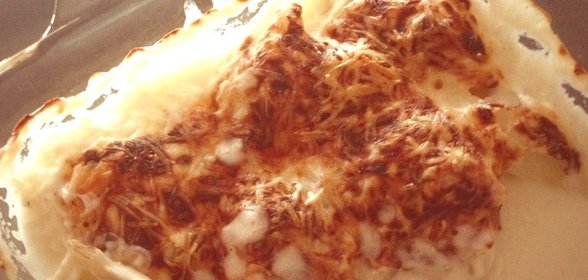 Фенхель в соусе бешамель с пармезаном