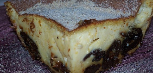 Бретонский пирог с черносливом и коньяком