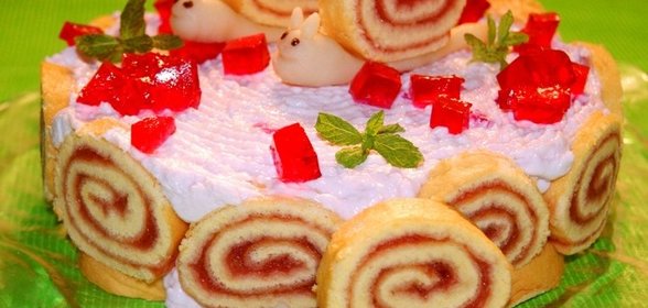 ТортВеселые улитки