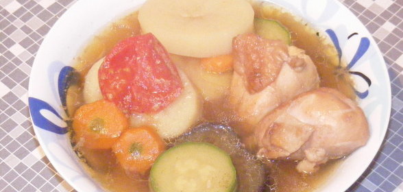 Жаркое из курицы с овощами