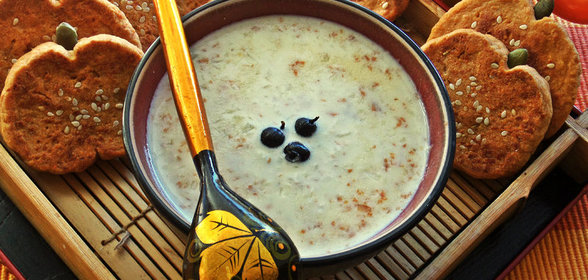 Каша из отрубей с кокосом