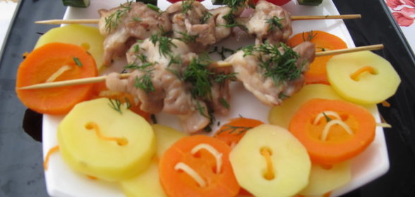 Жульен из кальмаров