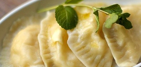 Вареники с сыром сулугуни