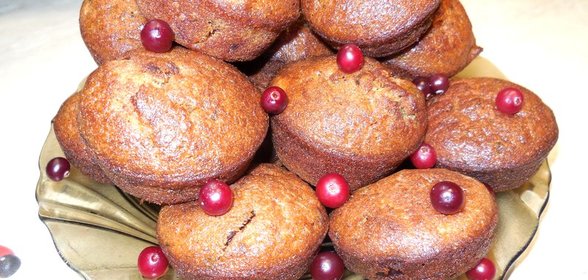 Кексы с финиками и курагой