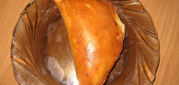 Пицца Кальцоне(мой вариант)