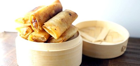 Спринг роллы с бананом