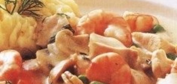 Рыбные галушки в бульоне