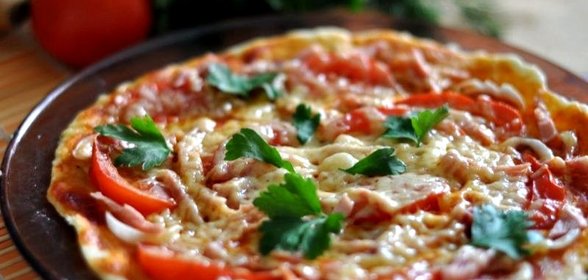Пицца Минутка в микроволновой печи