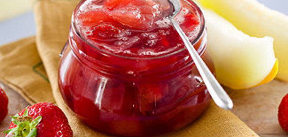 Варенье из дыни и клубники в мультиварке
