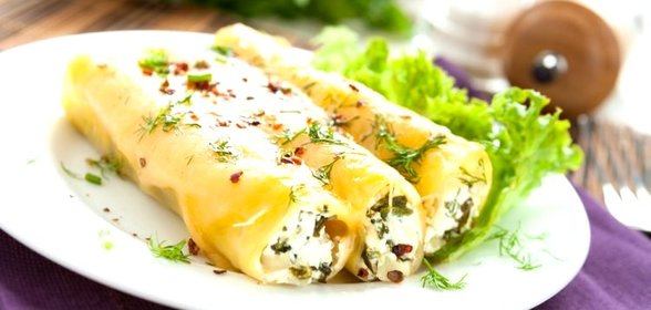 Каннеллони с сыром