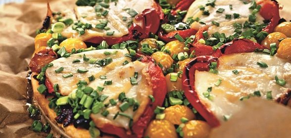 Закусочный торт с овечьим сыром