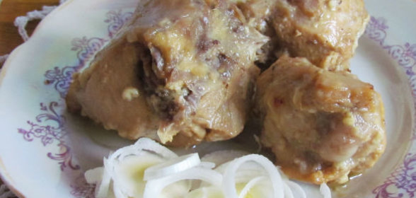 Фрикасе из кролика со сливками