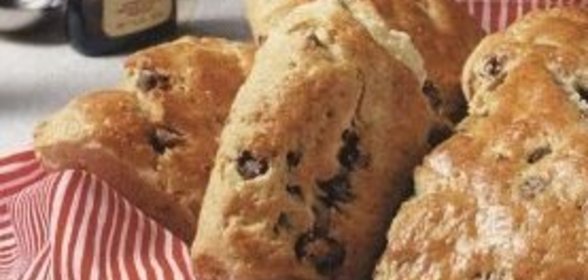 Печенье-коржики с шоколадом и миндалем