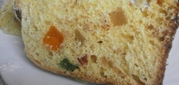 Кулич с кешью и цукатами