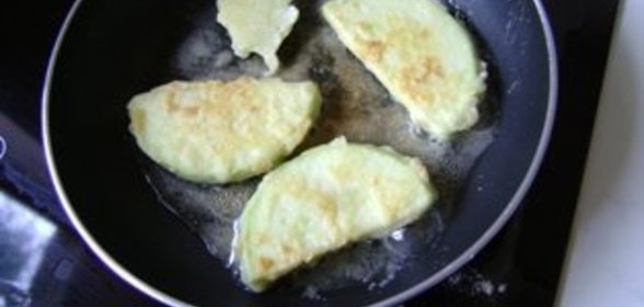 Кабачки в панировке (или что делать с бесхозным кабачком)