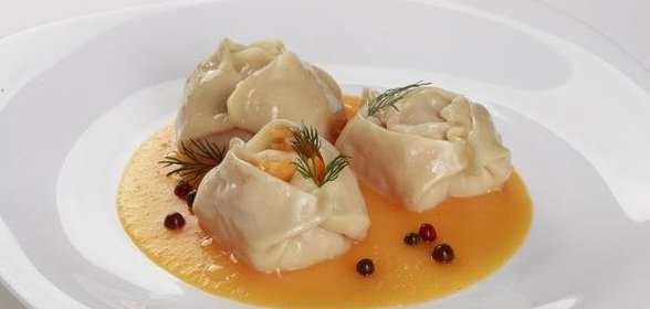 Манты с тыквой