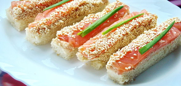 Смуши с семгой