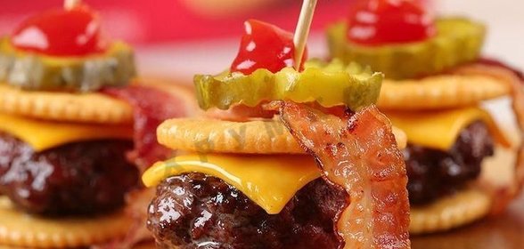 Канапе А-ля чизбургер