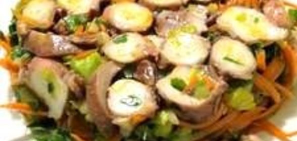 Салат с Осьминогом по - Португальски