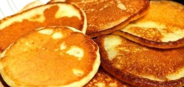 Банановые оладьи без муки