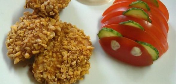Куриные наггетсы в кукурузных хлопьях