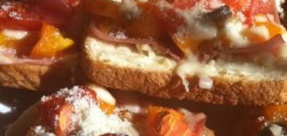 Закуска с ветчиной