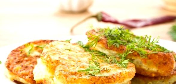 Картофельные котлеты с зеленью
