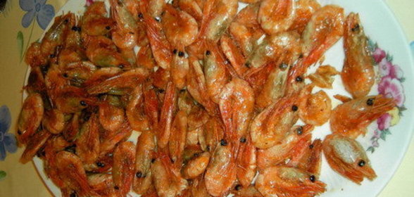 Креветки жареные