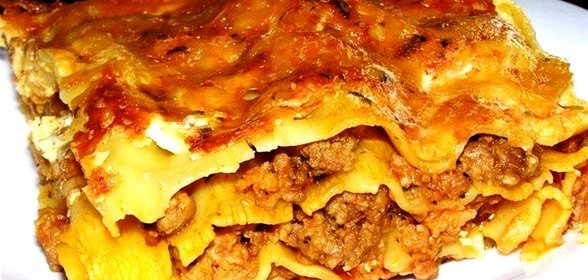 Лазанья с мясом в мультиварке