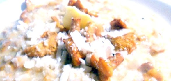 Ризотто с лисичками