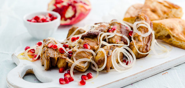 Бараньи ребрышки на гриле