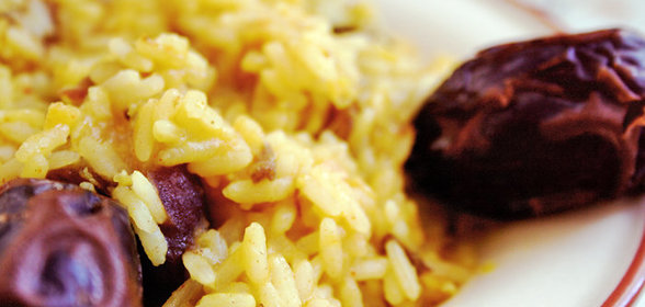 Рис с чечевицей и финиками