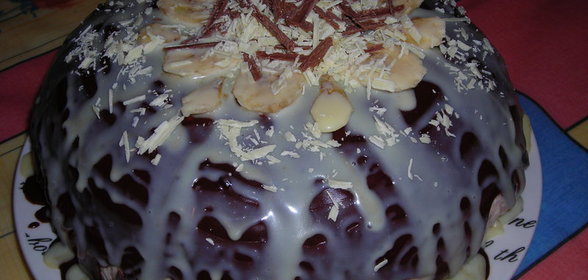 Торт Шоколадно - банановый купол