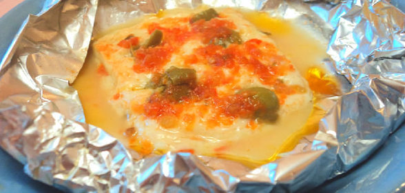 Сирене във фолио или брынза в фольге